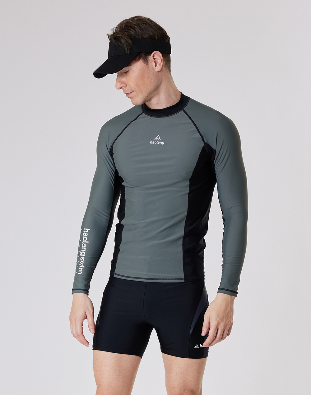 haolang 男長袖泳衣