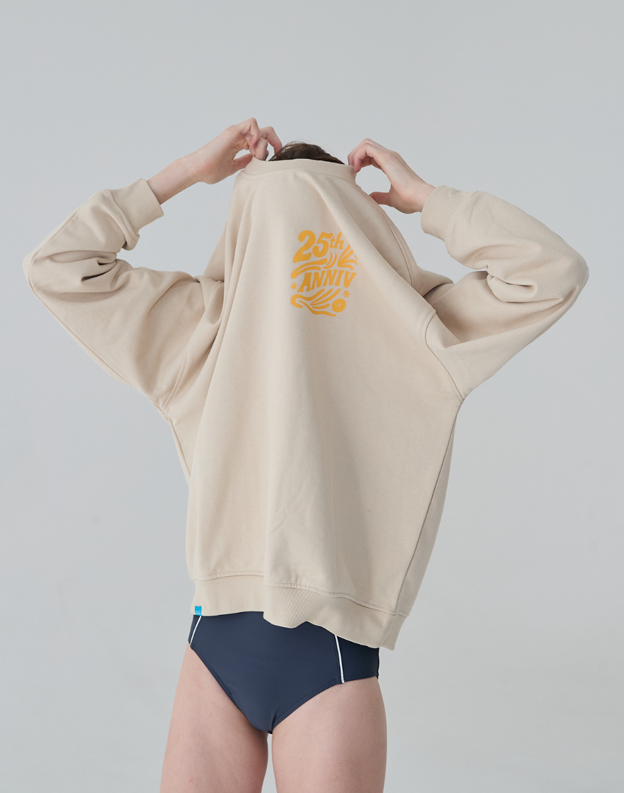 Haolang 米杏色大學T