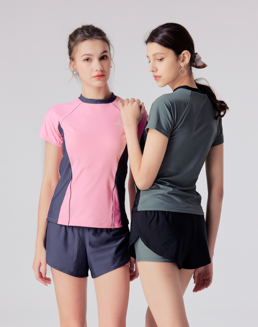 Haolang 短袖兩件式泳衣