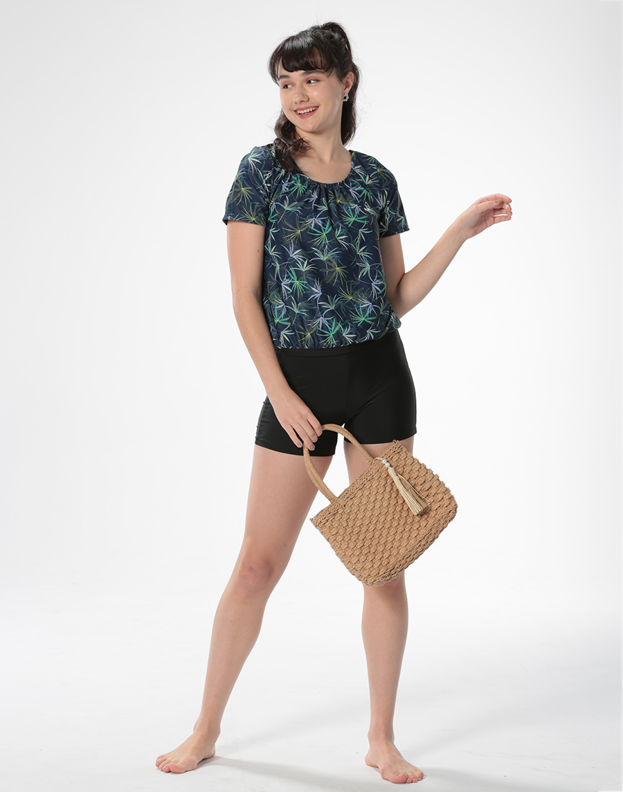 Haolang大尺碼兩件式泳衣