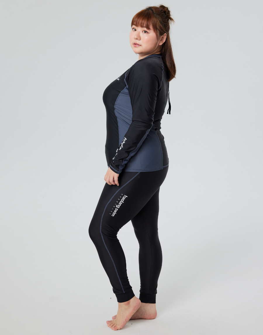 防曬長袖泳衣 - 拉鍊設計