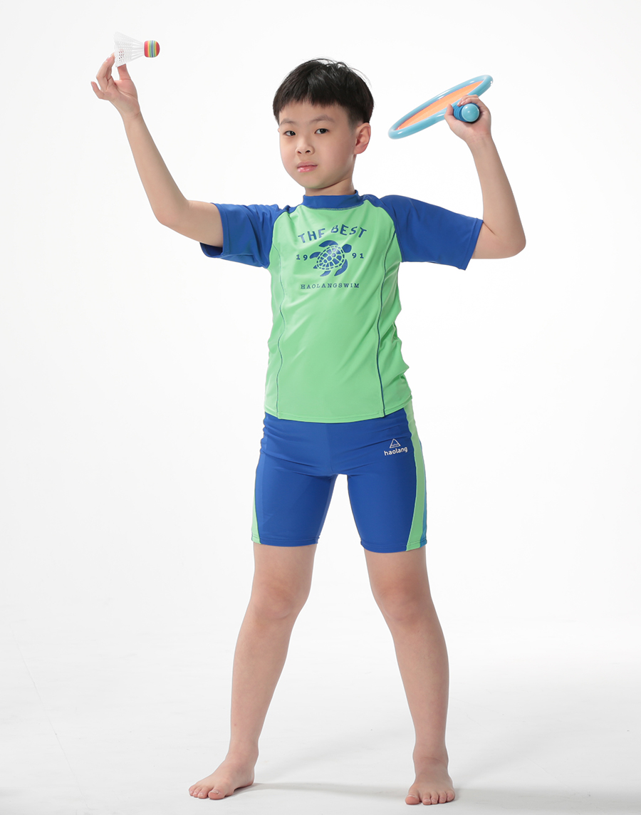 Haolang男童長袖泳衣
