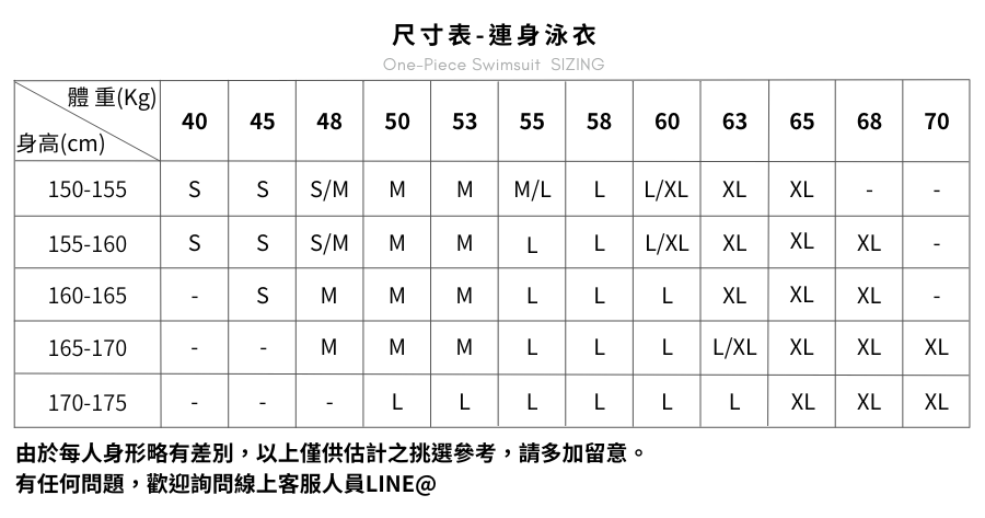 美型連身角泳衣