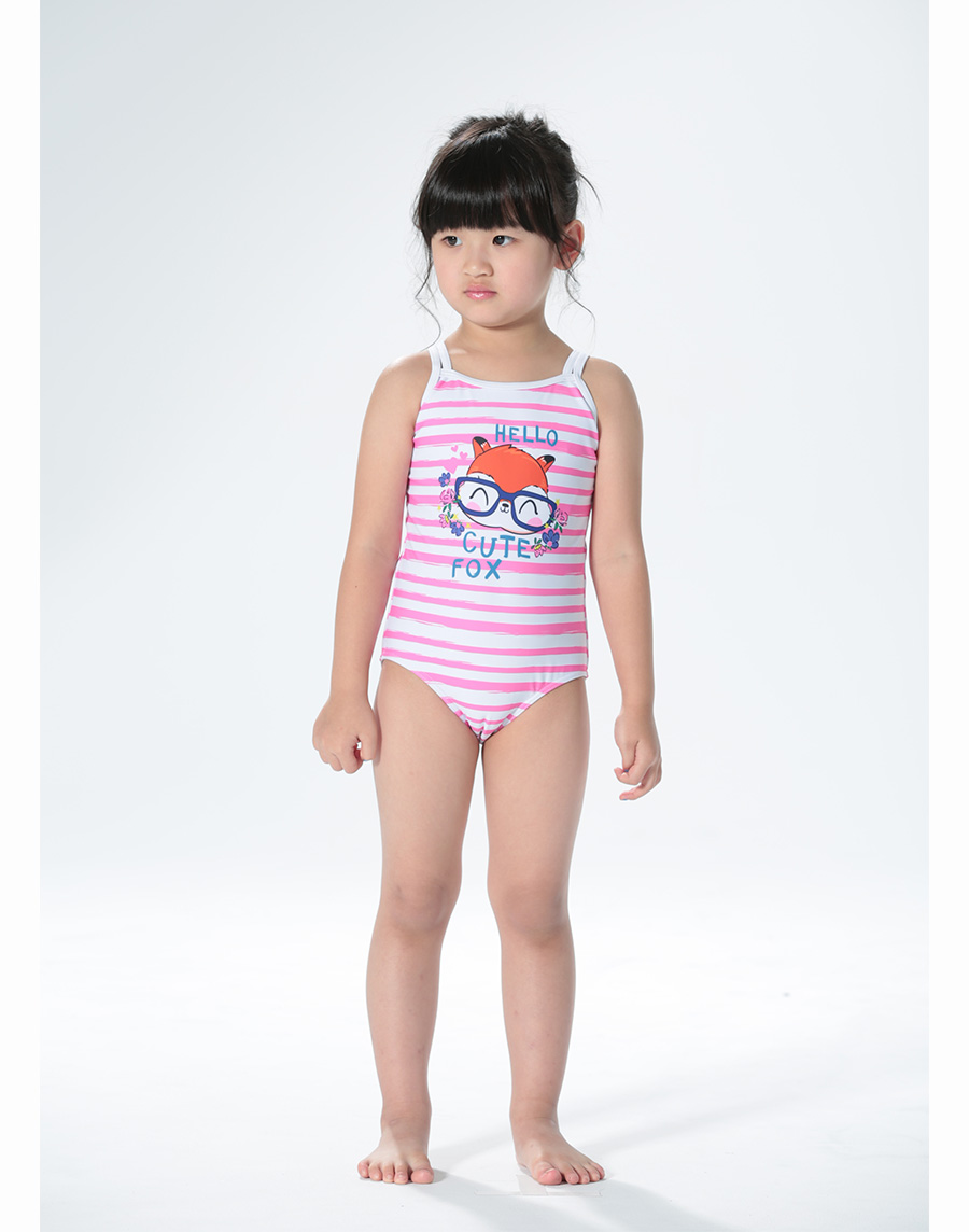 Haolang 女童連身泳衣