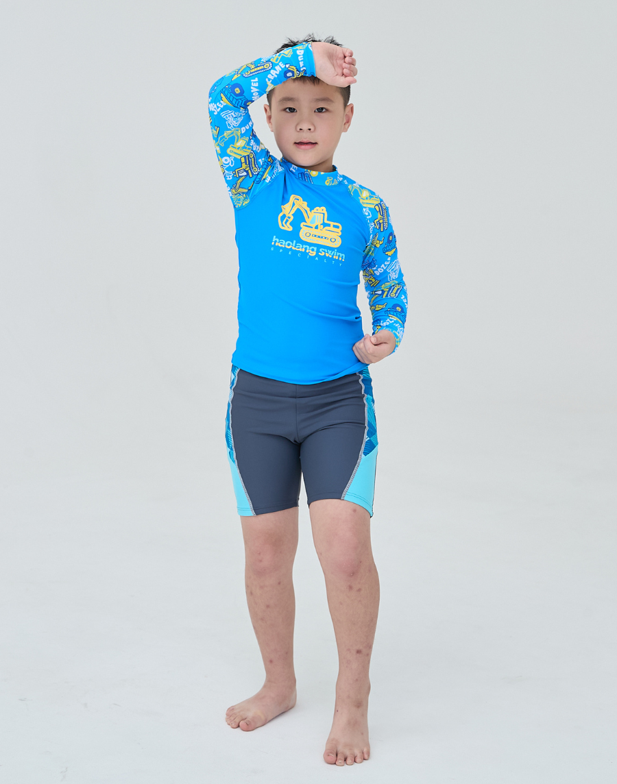 haolang 兒童長袖泳衣