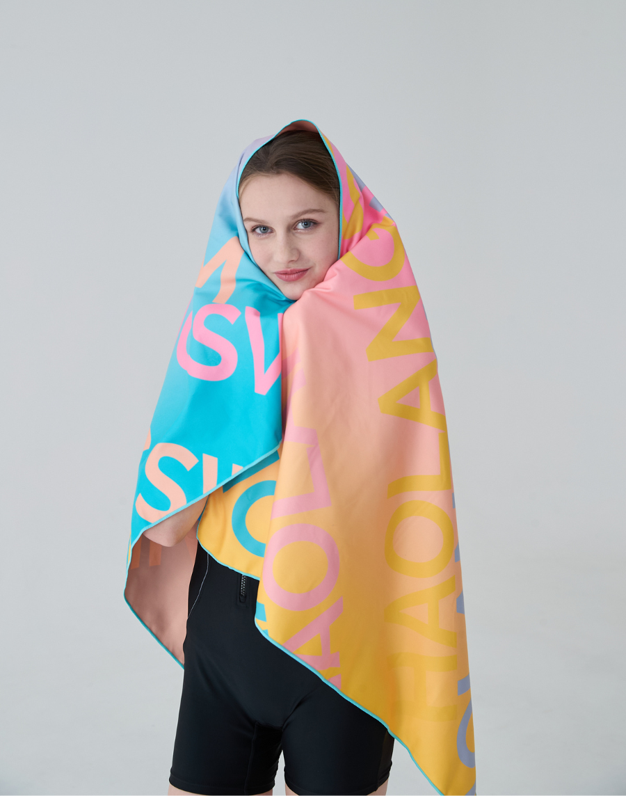 Haolang 短袖連身四角泳衣