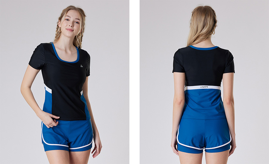 Haolang 短袖兩件式泳衣