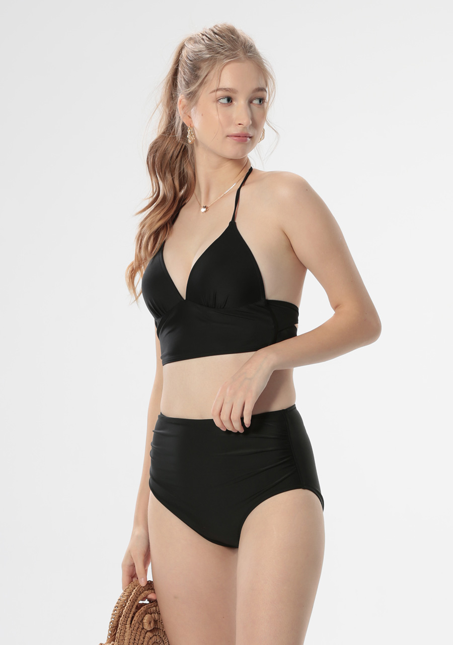 Haolang高腰比基尼泳褲