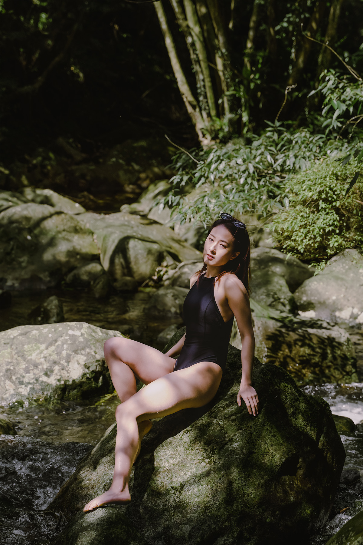 Haolang 性感連身泳衣