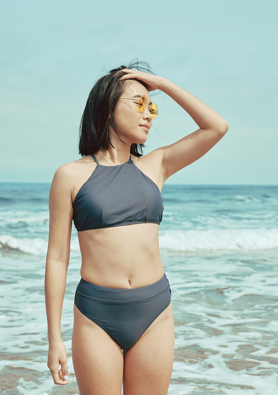 Haolang 削肩比基尼