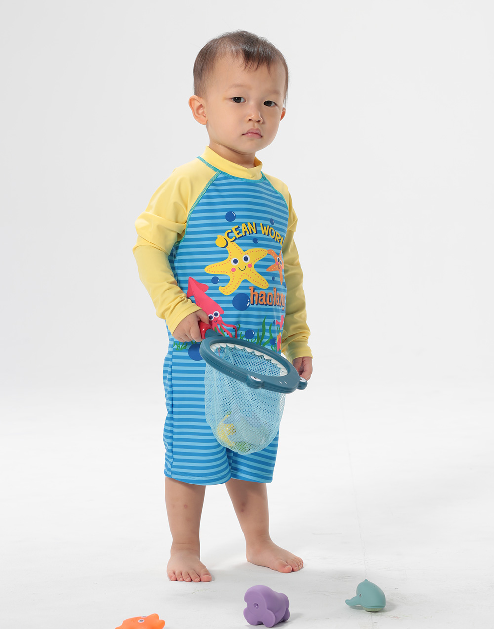 Haolang男童防曬泳衣