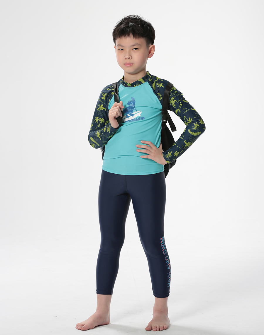 Haolang男童長袖泳衣