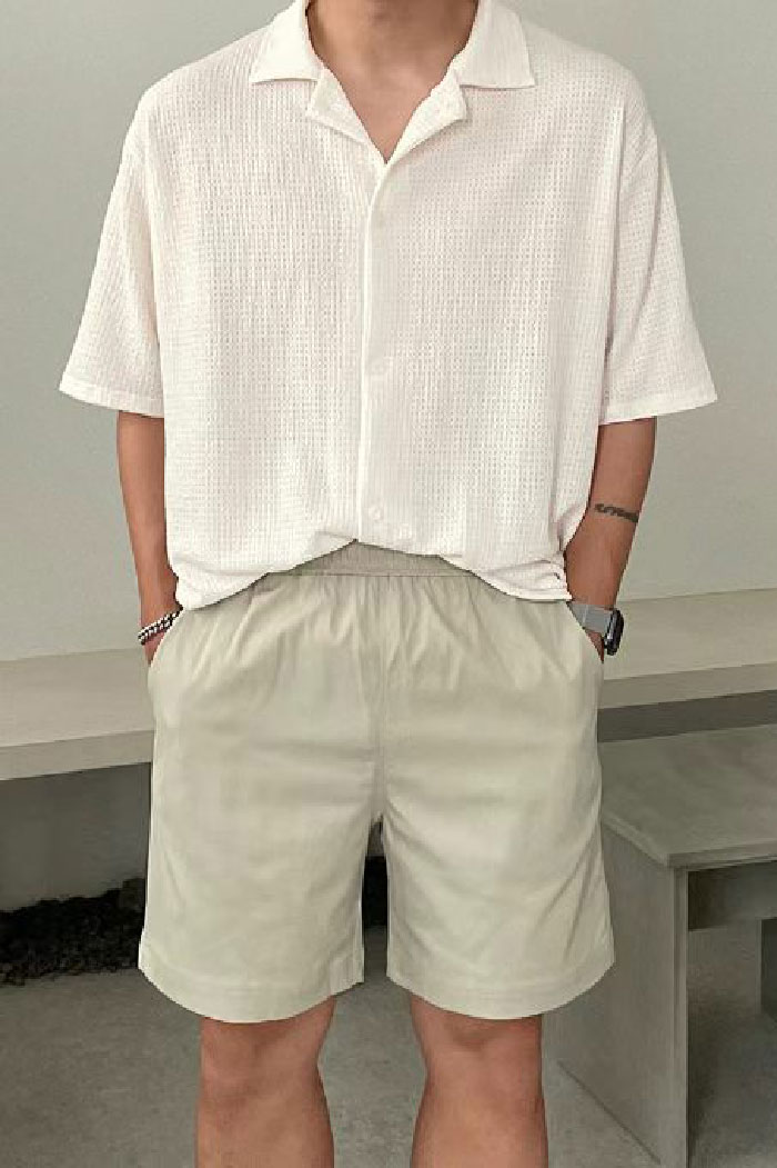 【 Giusto 】涼感熱賣針織短袖襯衫6