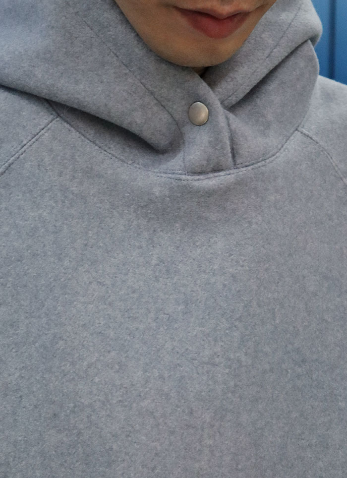 【 Giusto 】混羊毛單暗釦連帽上衣2