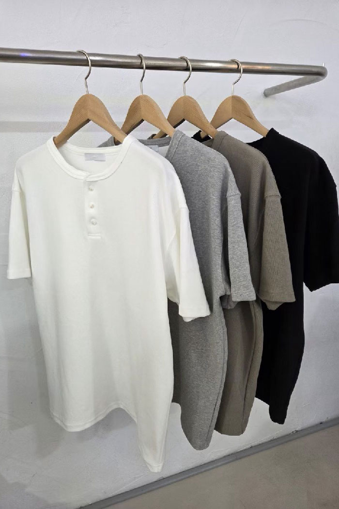 【 Giusto 】中山領排釦基礎款短TEE2