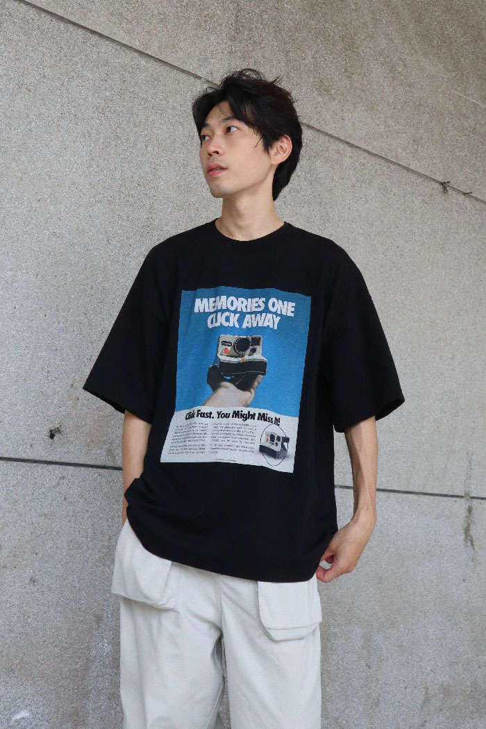 【 Giusto 】相機印圖質感短TEE5