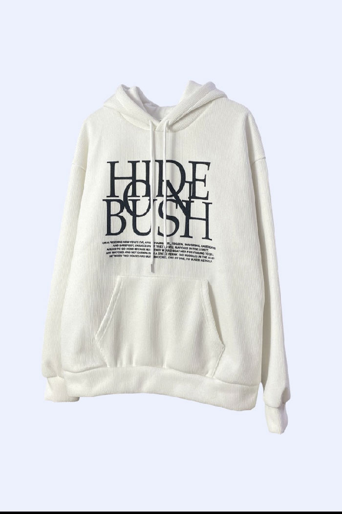 【 Giusto 】文字設計針織連帽長袖上衣