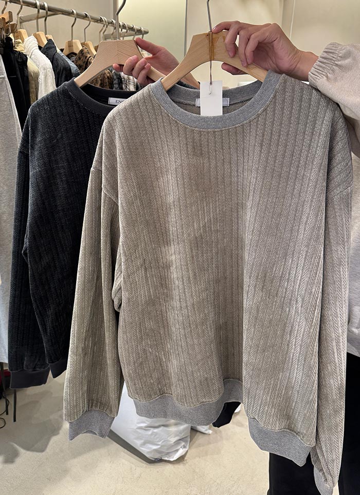 【 Giusto 】百搭基礎麂皮大學T