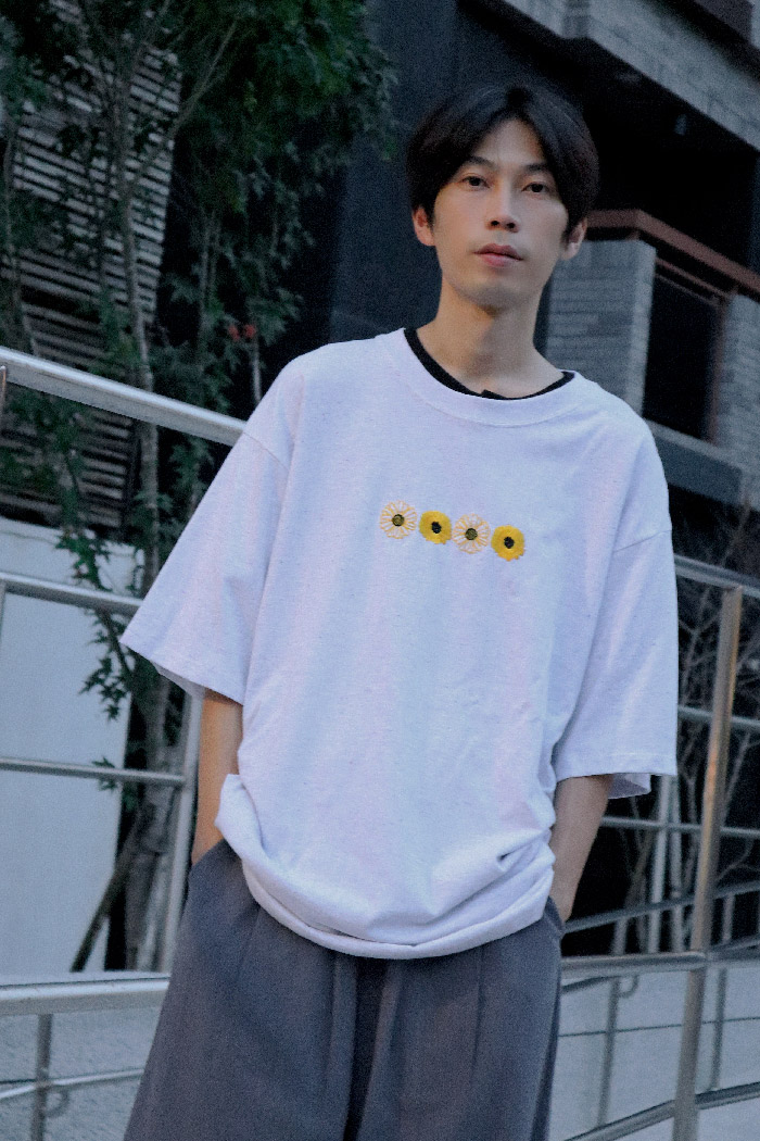 【 Giusto 】雛菊刺繡短袖上衣6