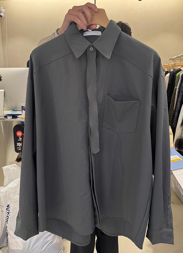 【 Giusto 】素面硬挺襯衫