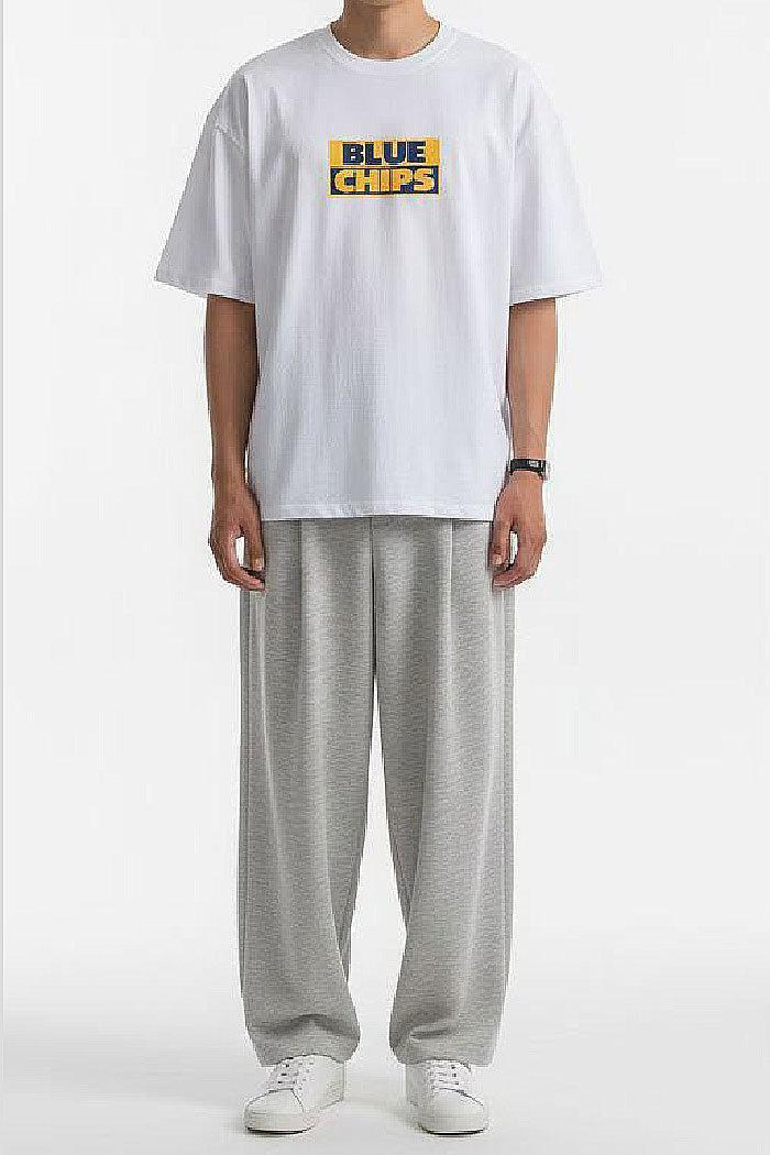 【 Giusto 】胸前配色方框英字TEE3
