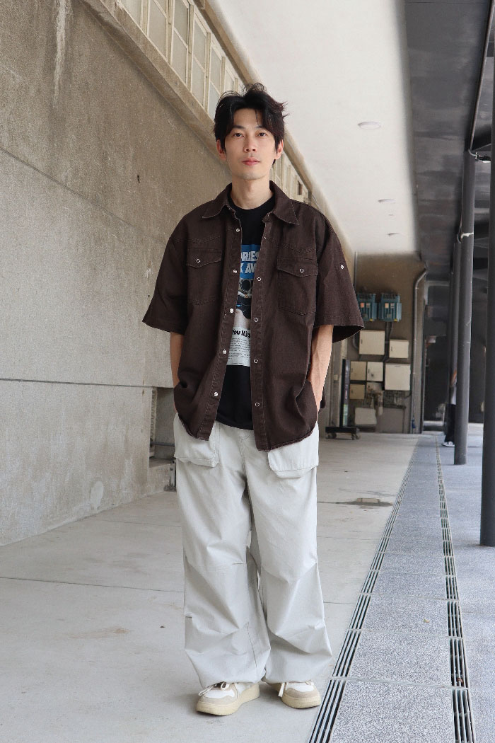 【 Giusto 】立體口袋前膝下抓褶長褲7