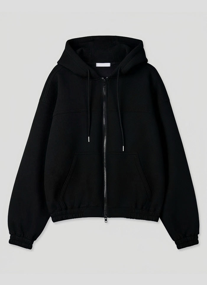 【 Giusto 】微磨毛雙向拉鍊連帽外套