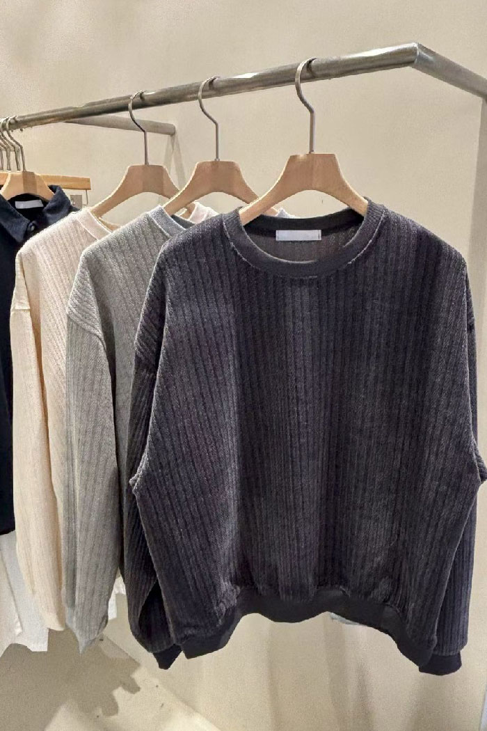 【 Giusto 】百搭基礎麂皮大學T4