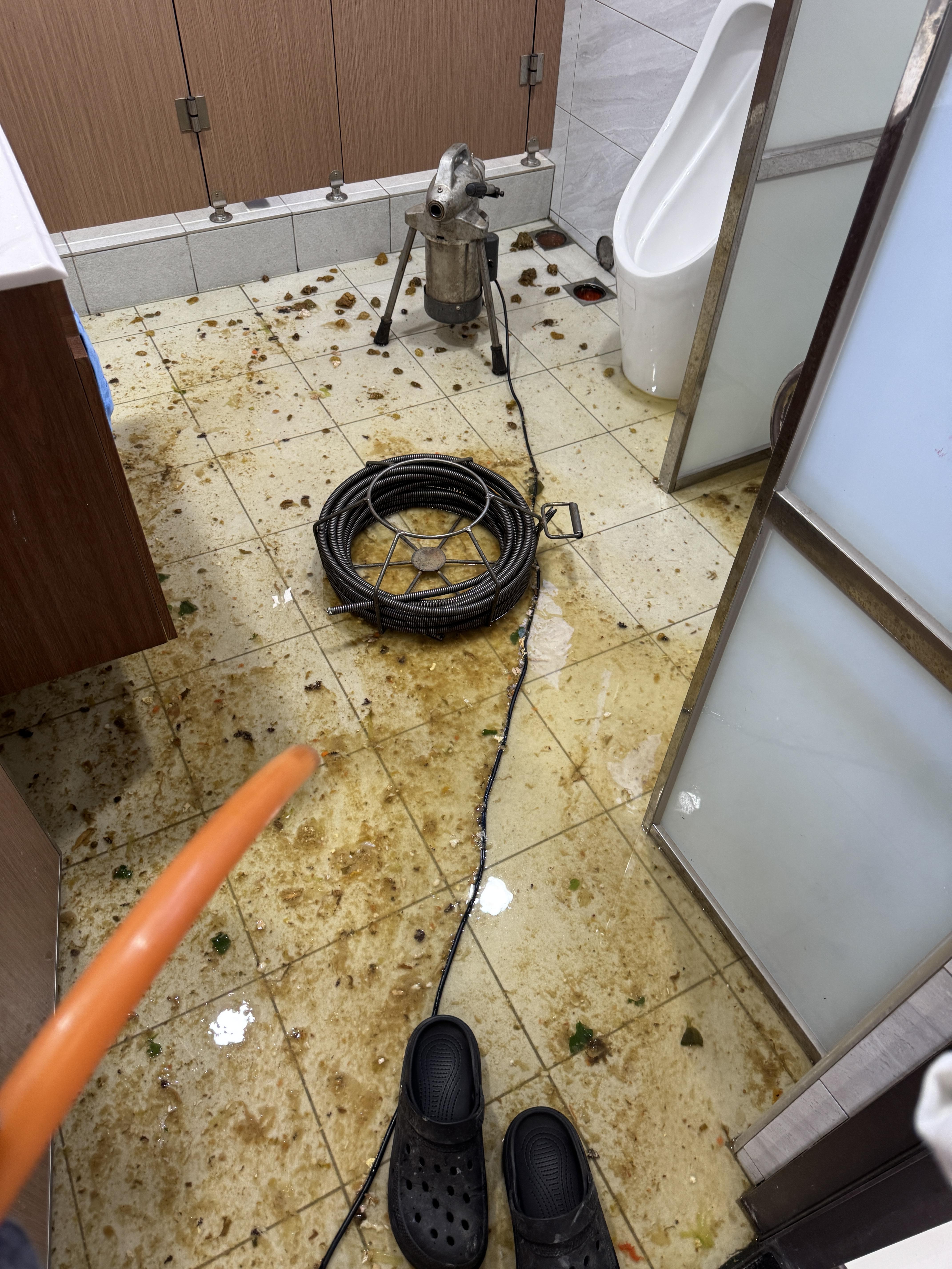 現場初步積水狀況