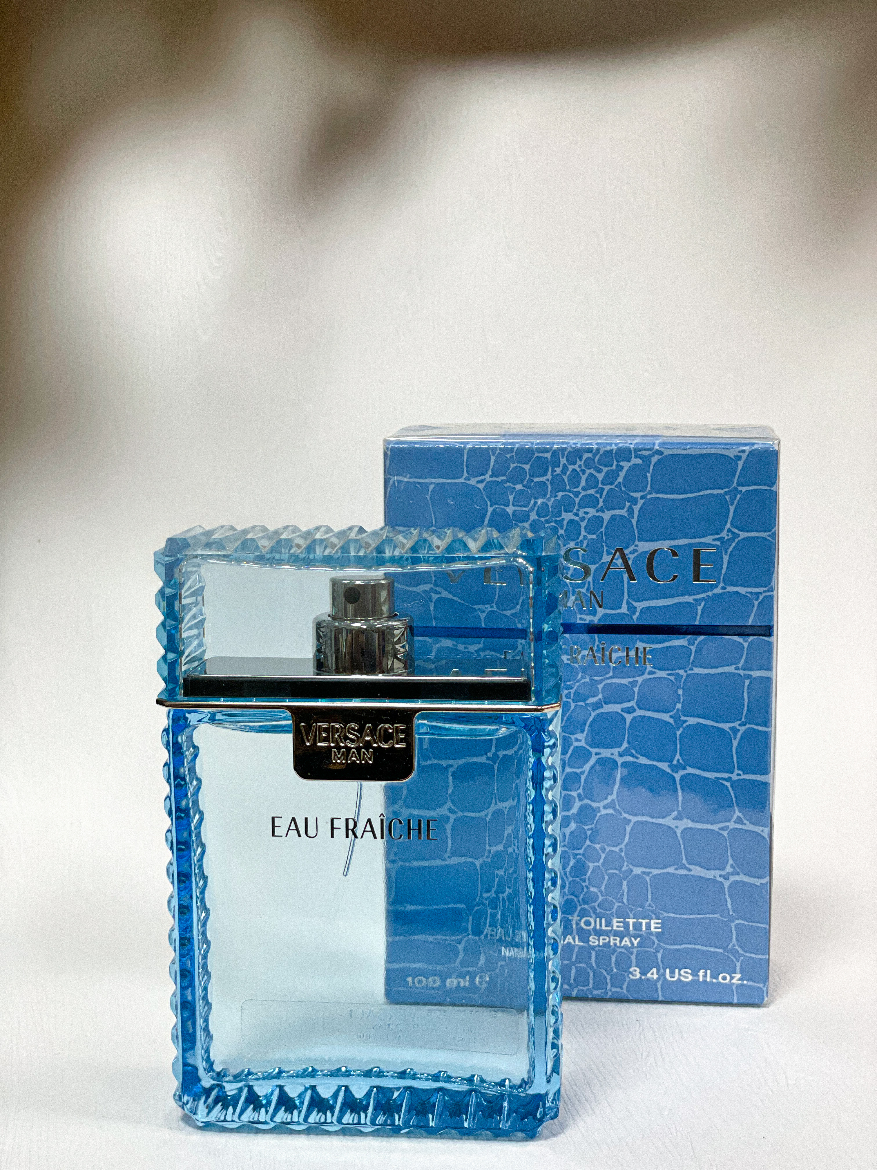 香水　VERSACE　EAU FRAICHE 100ml 未使用 Versace Eau Fraiche 凡賽斯雲淡風輕男性淡香水100ML | 男香