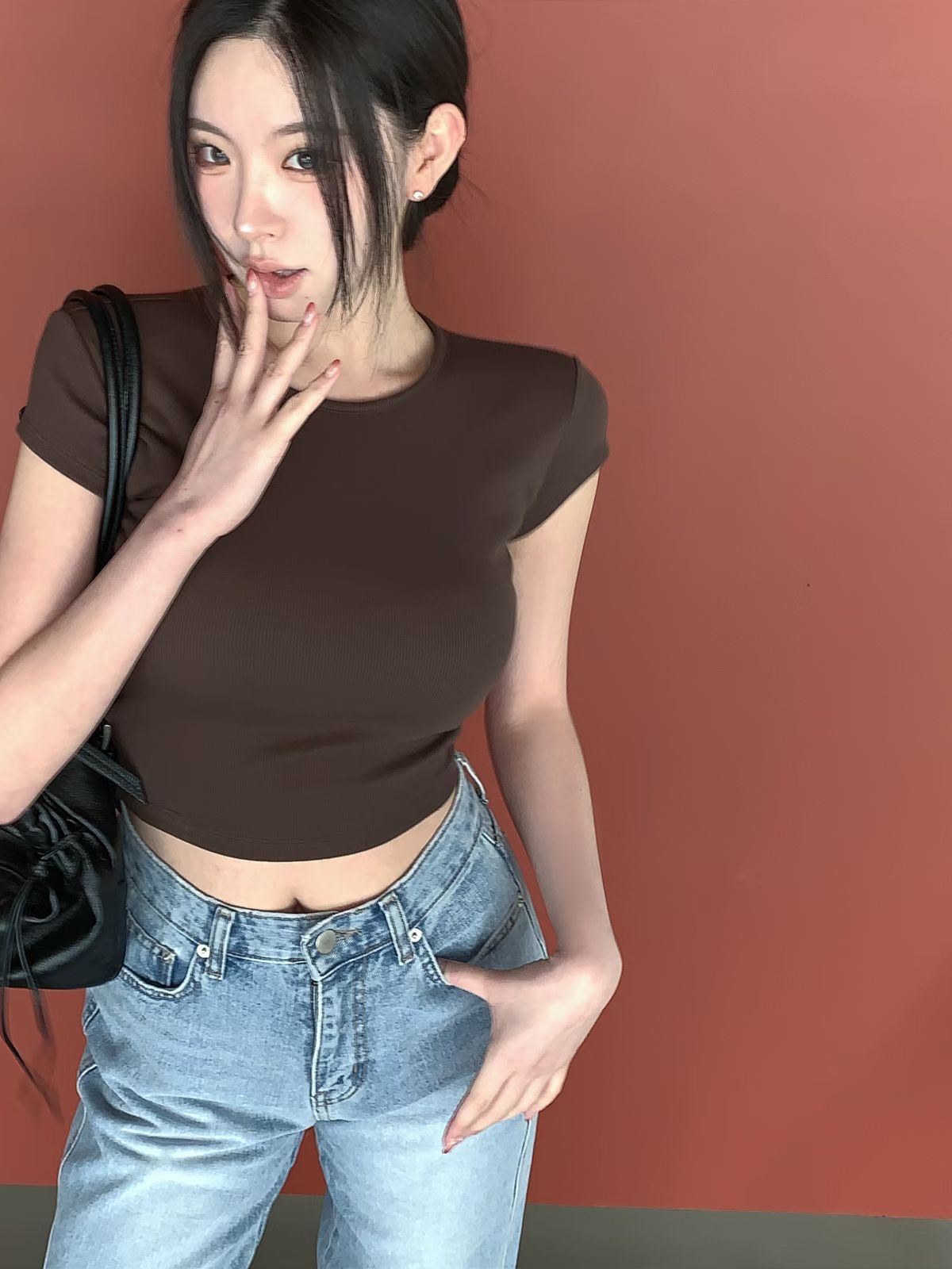 ♡正韓♡後露背摟空bra上衣11