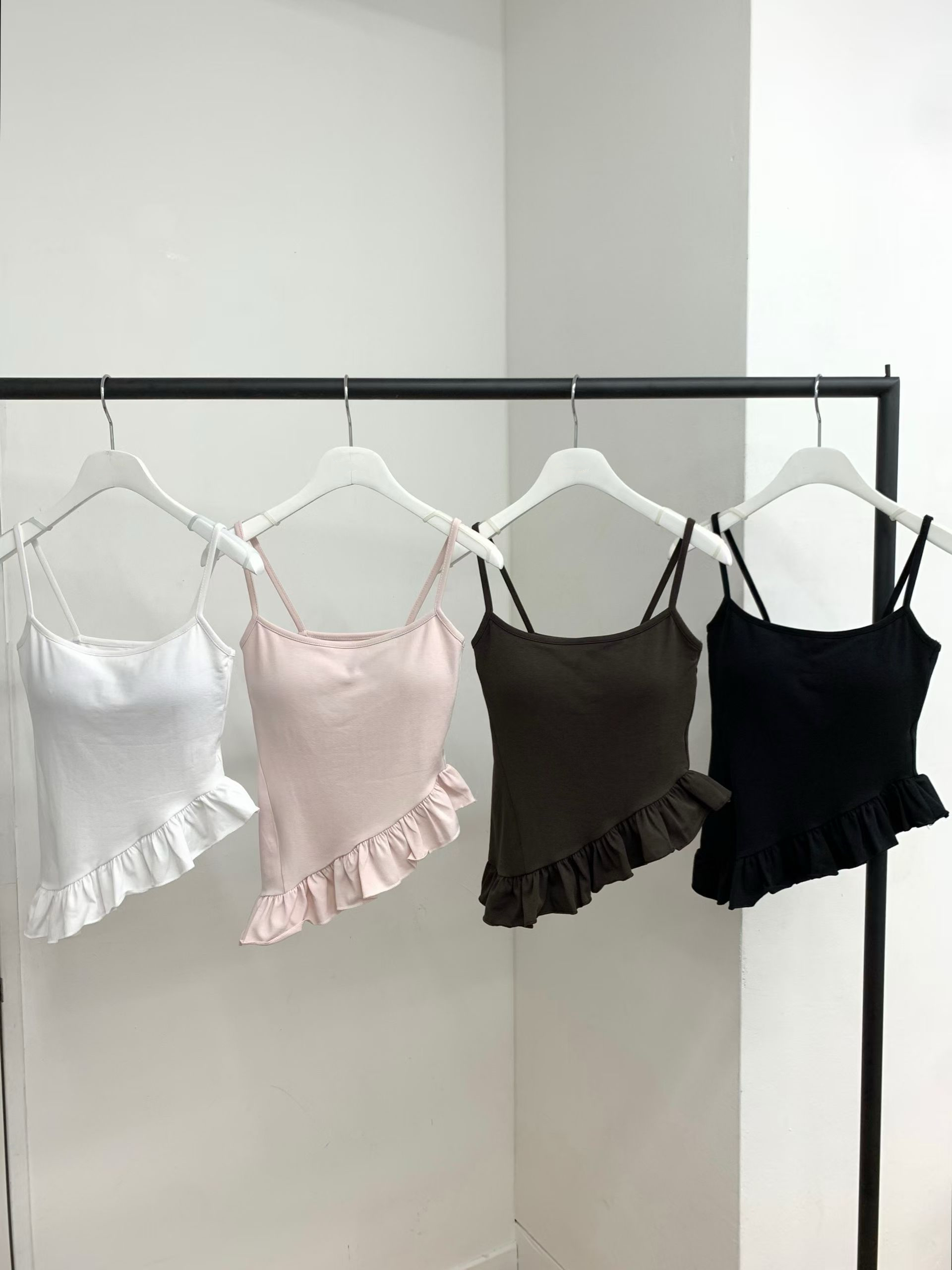 ♡正韓♡女團風不規則細肩braTop10