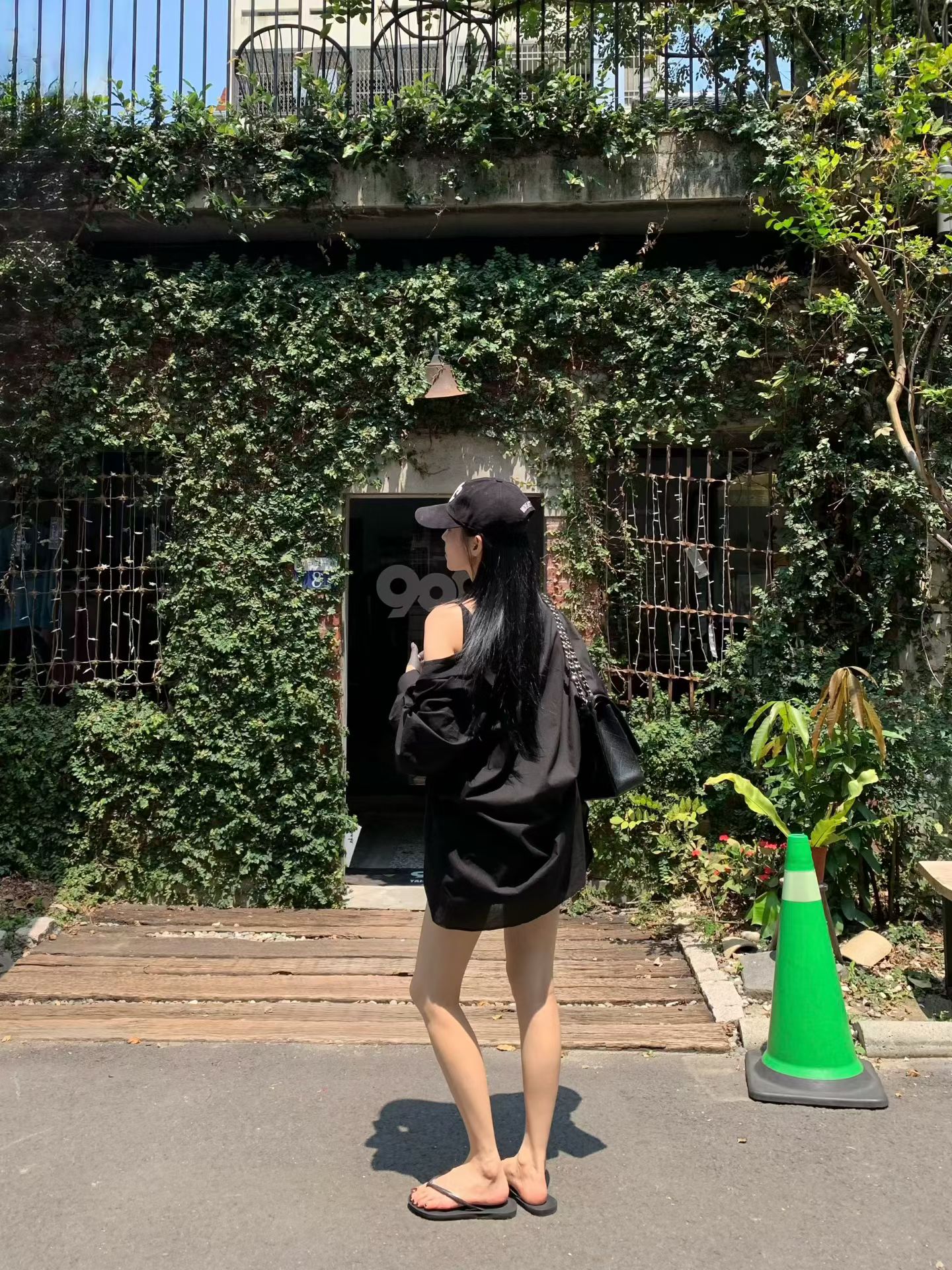 ♡正韓♡不易皺前短後長襯衫14