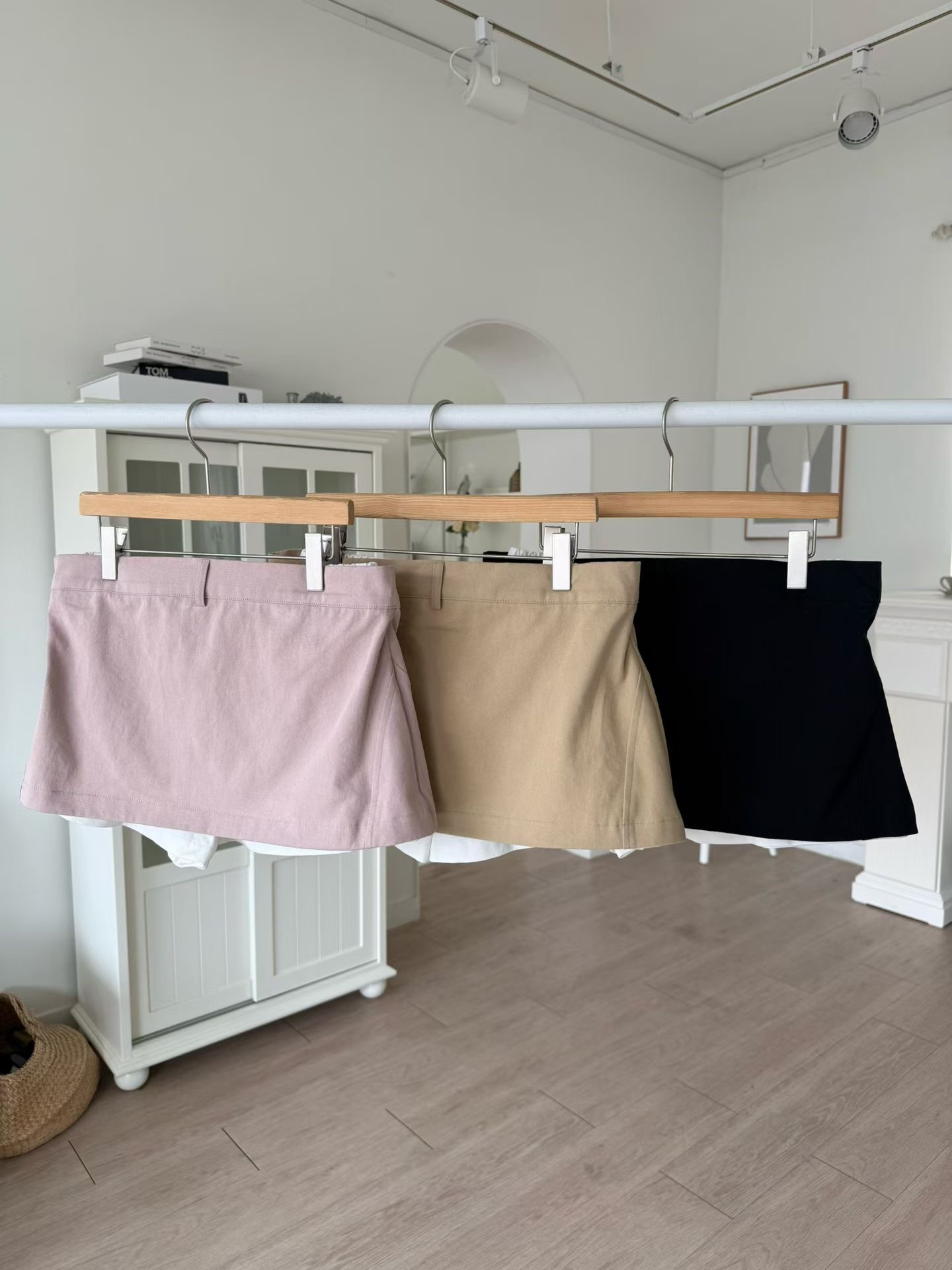 ♡正韓♡斜紋布大口袋短褲裙10