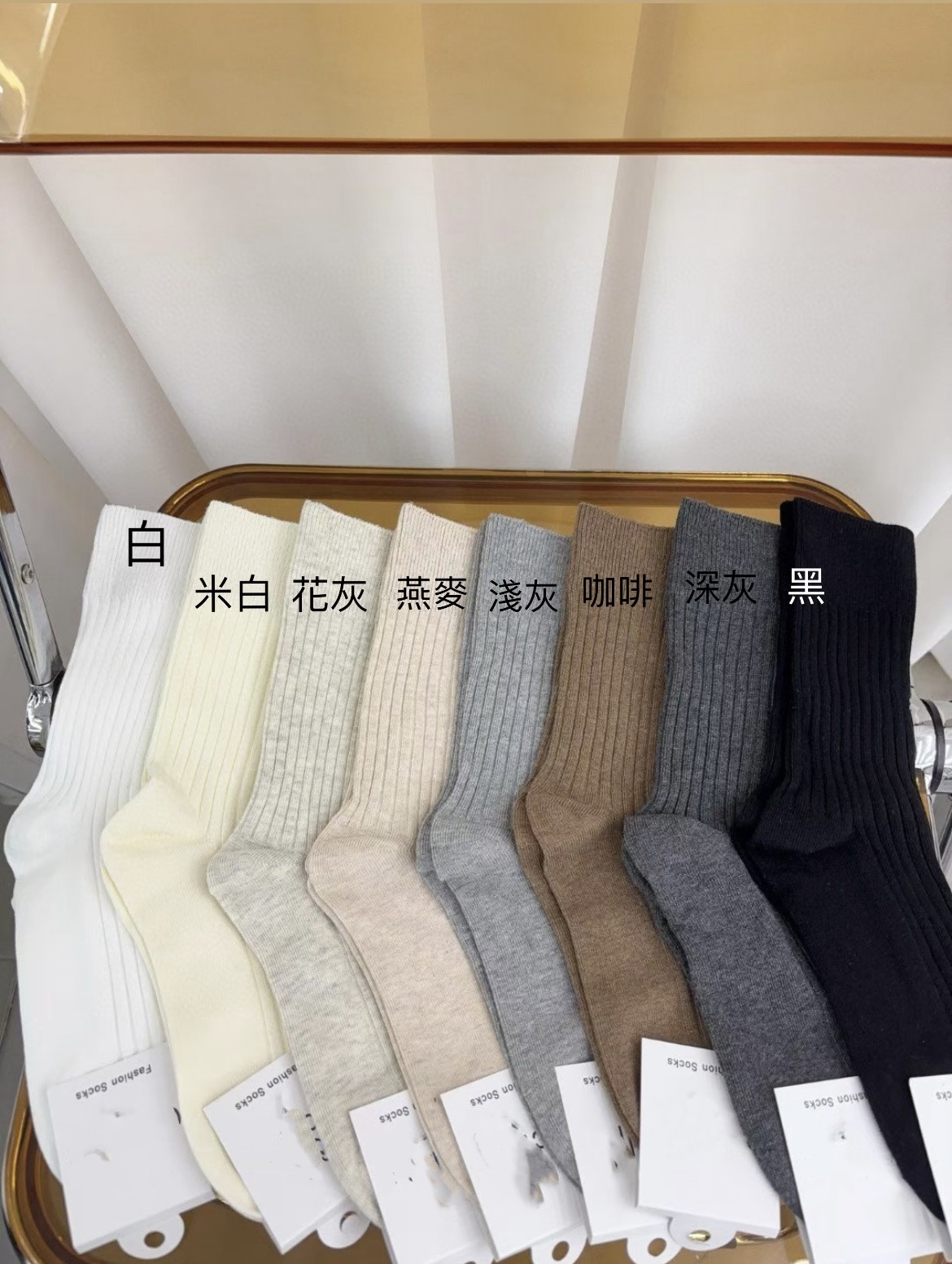 ♡正韓♡獨家坑條素面棉襪6