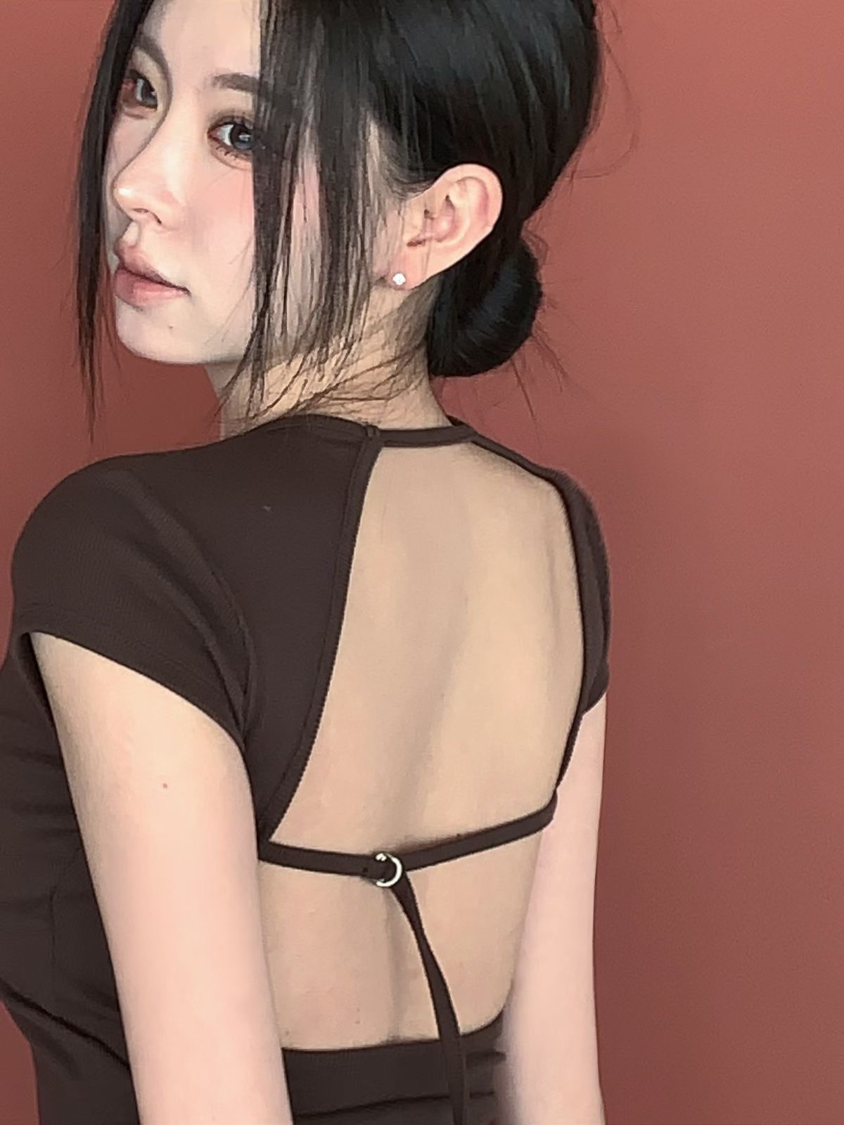 ♡正韓♡後露背摟空bra上衣12