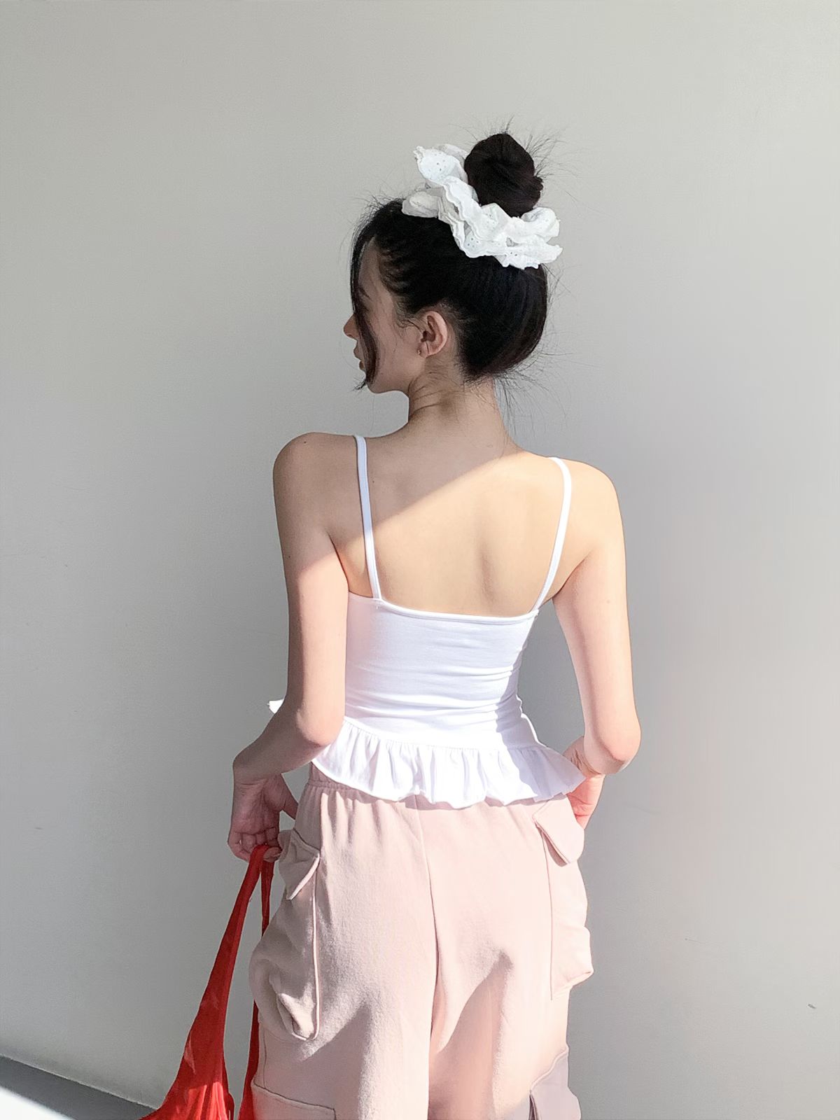 ♡正韓♡女團風不規則細肩braTop6