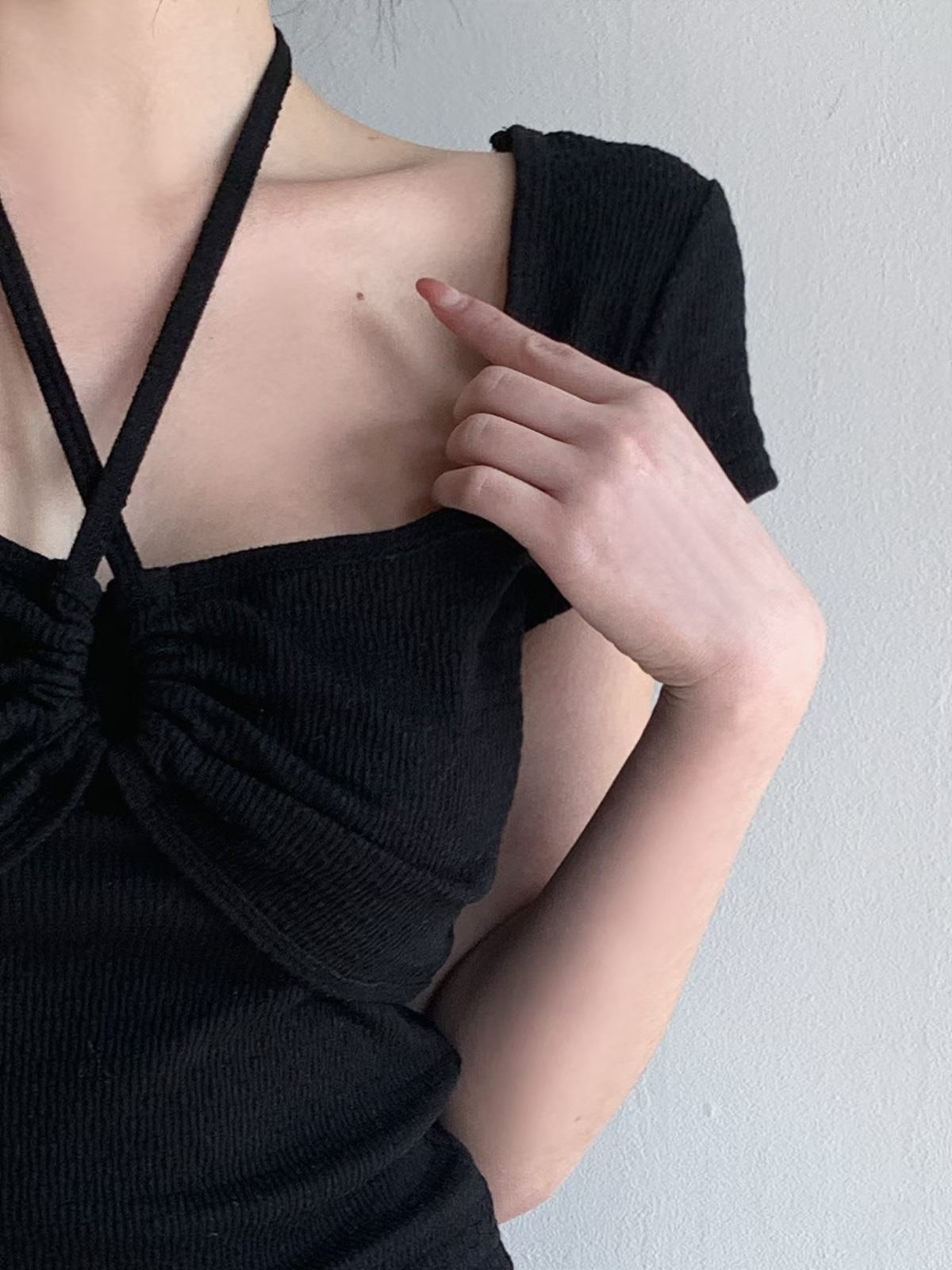 ♡正韓♡繞脖綁帶上衣9