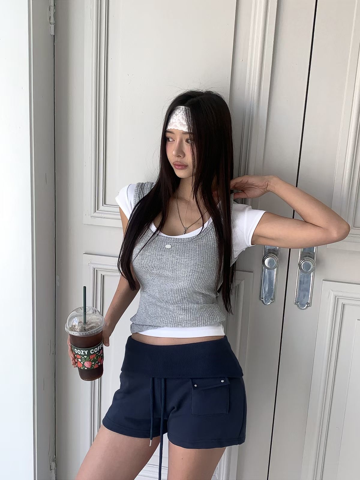 ♡正韓♡親膚基礎圓領短T3