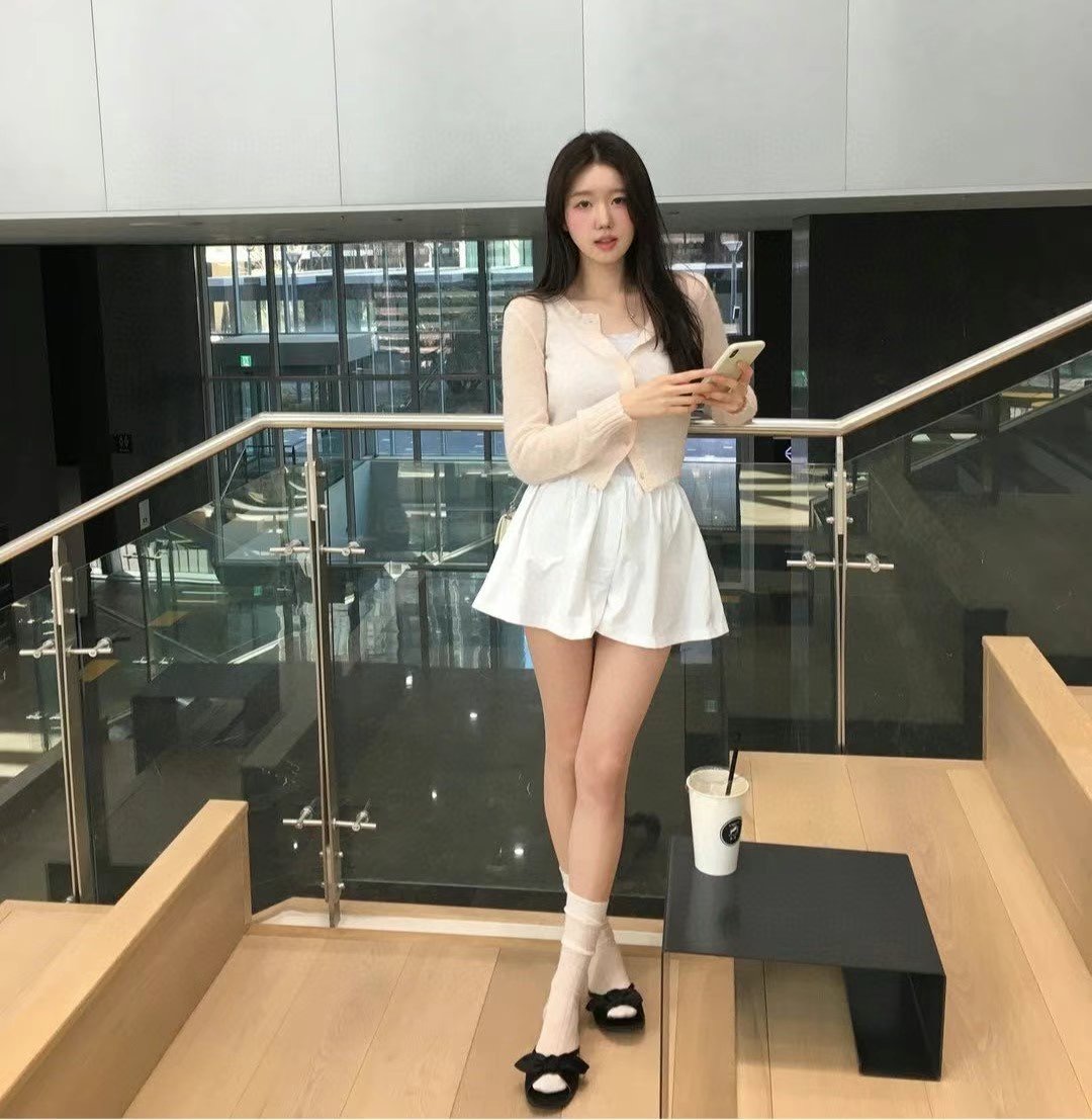 ♡正韓♡夏日涼感素色坑條襪8