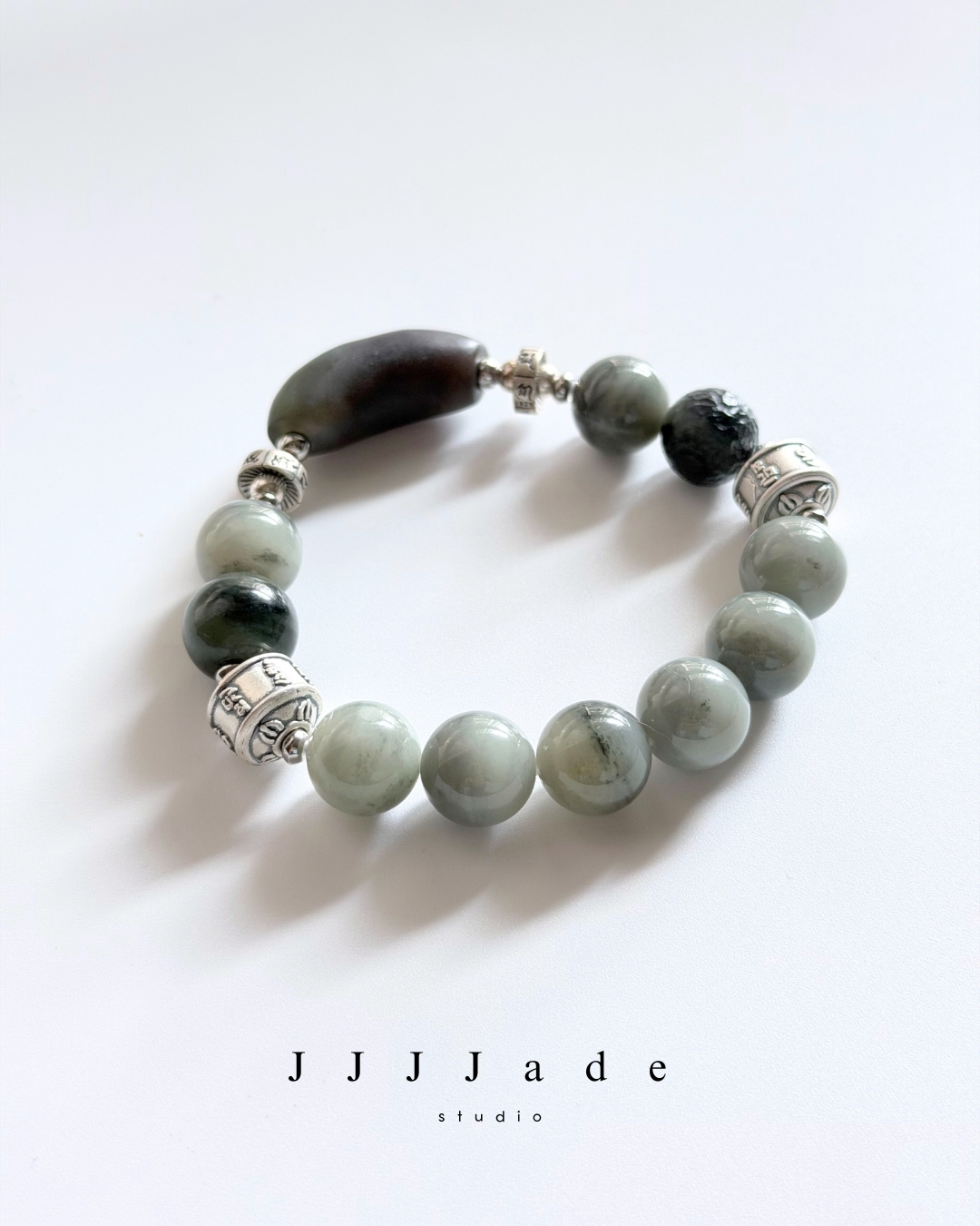 T307 微塵 | 和田玉手串