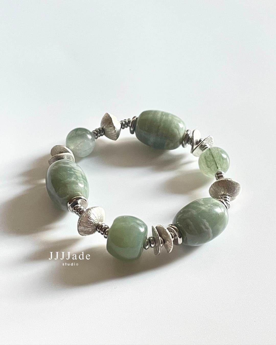 T290 然淺 | 和田玉手串