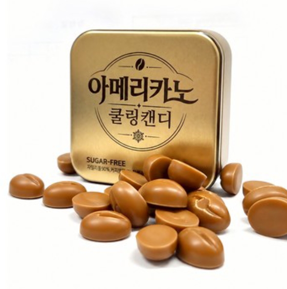 韓國復古感新版Cooling Espresso 義式濃縮/美式薄荷咖啡糖32g5