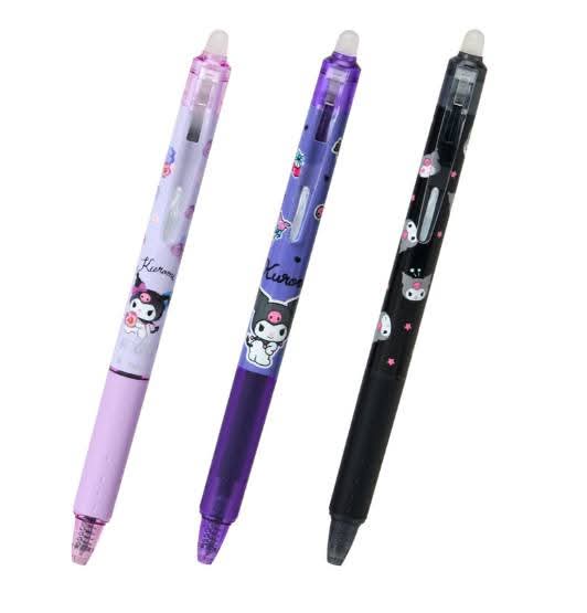 日本三麗鷗按壓式可擦筆 3入組5