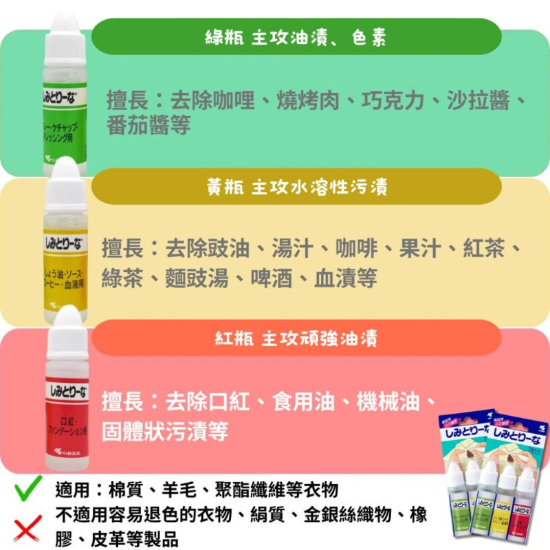 日本超人氣 小林製藥 衣物去污筆 10ml 三入組4