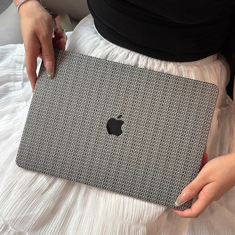 簡約質感 草席紋編織 MacBook 專用保護殼2