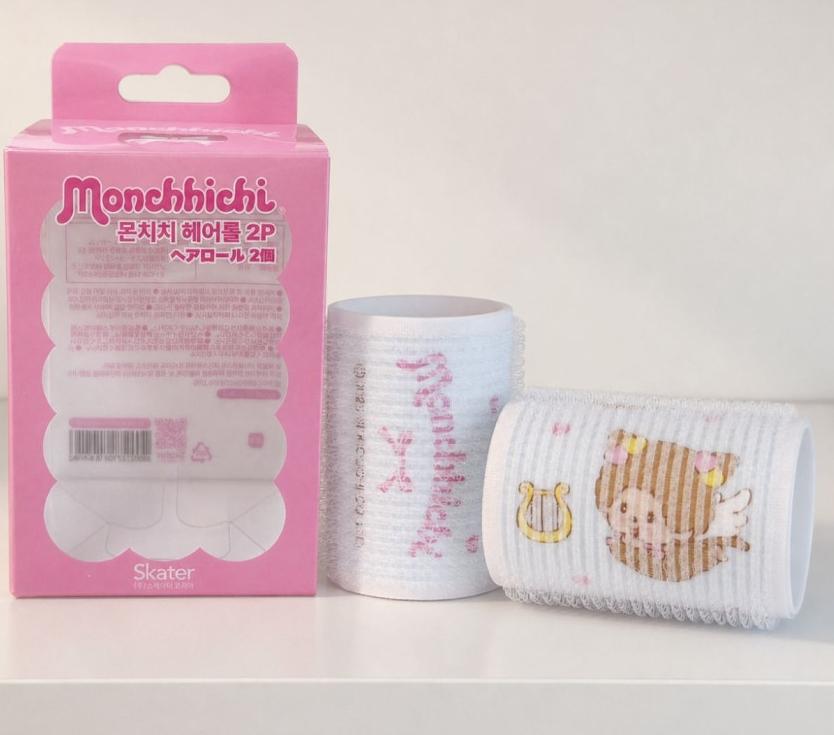 Skater × Monchhichi 蒙奇奇 聯名髮捲 兩入組『8/17結單』2
