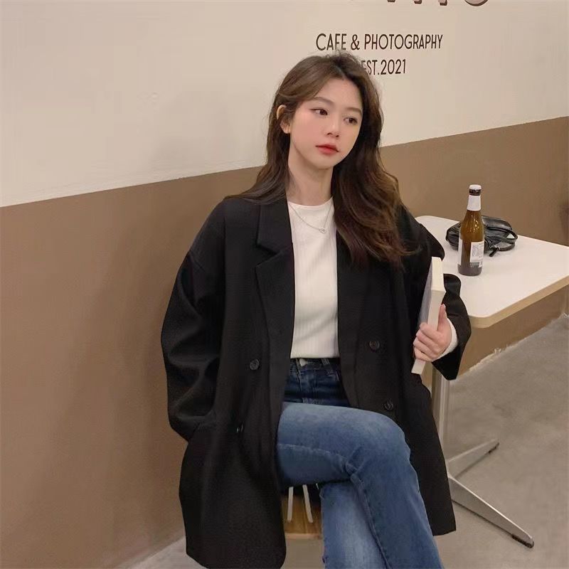 我有加大尺碼 韓版超值寬鬆有型西裝外套7