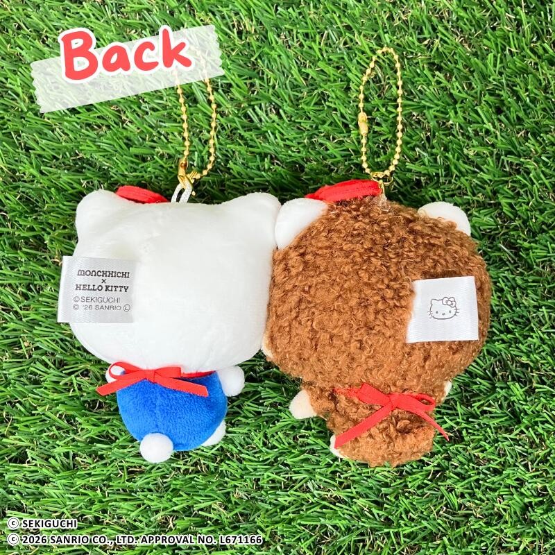 日本限定・MONCHHICHI X HELLO KITTY 磁吸貼貼玩偶掛飾 10/10收單 大阪團9