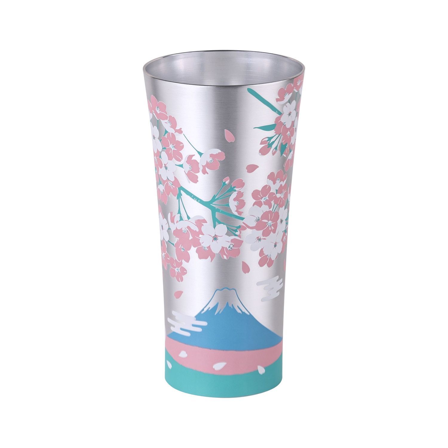 富士山櫻花冷感變色杯 360ml4